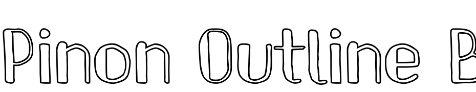 Pinon Outline Bold Font Download Free